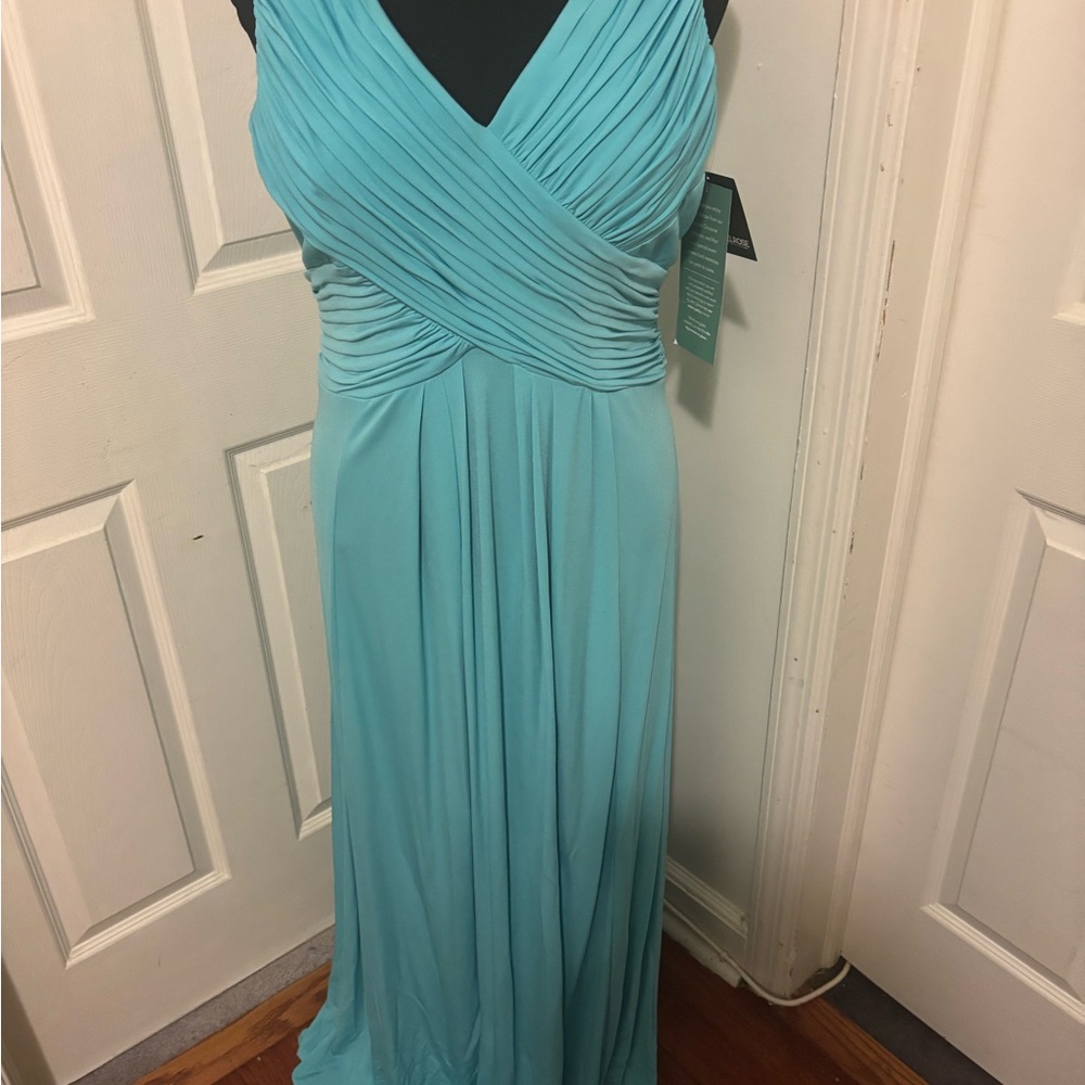 Elegant Blue Sleeveless Dress